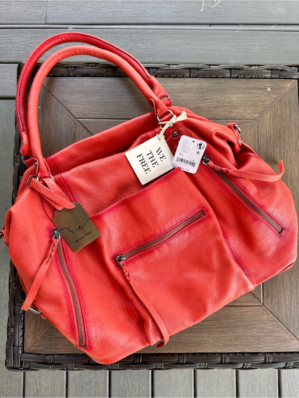 Red Clay Emerson Bag - Free People/We The Free (WTF) - NOT Baby Size
